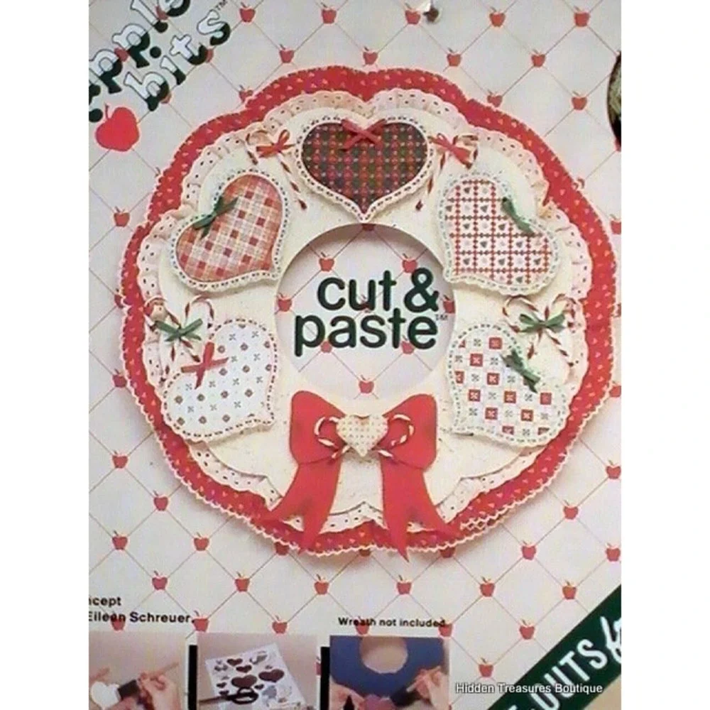Calico Christmas Hearts Ornament‎ Craft Kit NIP #59213